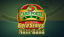 3 Card Poker Multi-Hand Gold